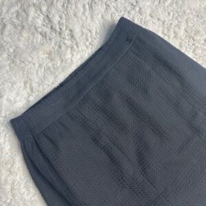 CHANEL Black Cotton Silk Tweed Skirt